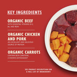 Lily's Kitchen Naturalny składnik Mokra karma dla dorosłych kotów, opakowanie wielotacowe Organiczna, bez zbóż, 4 x (8 x 85 g)
