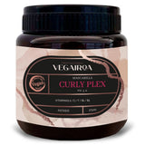 VEGAIROA - Curly Plex Mask - Maska dla podkreślonych loków bez puszenia - Głęboko nawilżająca pielęgnacja - Do włosów kręconych i falowanych - Profesjonalny wegański produkt fryzjerski - 300ml Naty Shop Hair Mask Domyślny tytuł