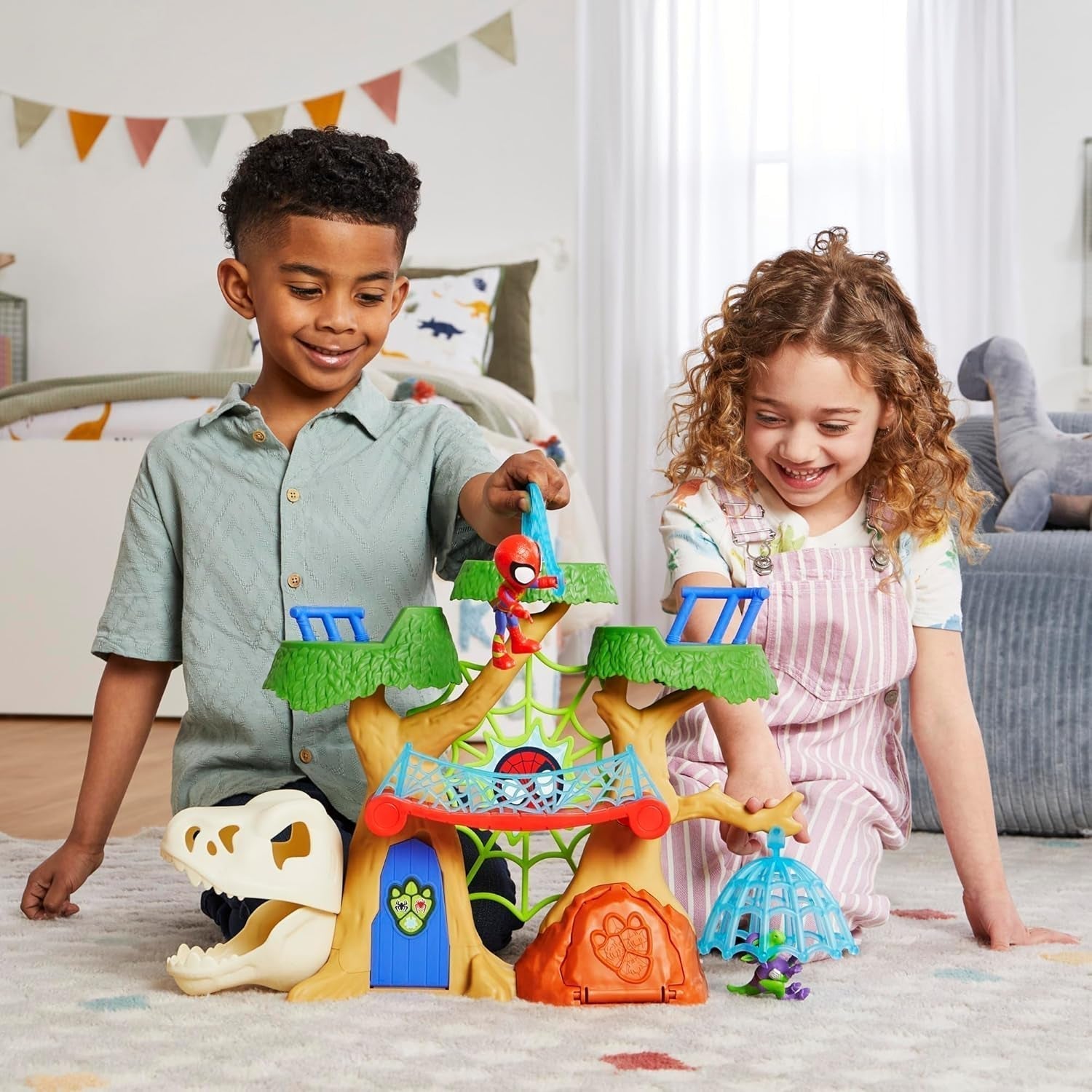 Marvel Spidey i jego super przyjaciele Dino Treehouse Zestaw superbohaterów Figurki Sklep Naty