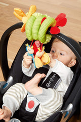 SIGIKID 42249 Aktywny motylek spiralny Baby Activity On Tour zabawka dla dziewczynki polecana od urodzenia wielokolorowy Toys Bebe Naty Shop