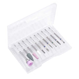 10 Stück Nagelbohrer Bits, Nagelfräser, Wolframlegierung Nagelfräser Bits, Professioneller Nagelfräser, Gelnägel Zubehör Nageldesign Zubehör Für Maniküre Pedicüre Entfernen Nail Art