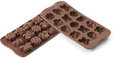 Silikomart 199199, forma do czekolady, model Spring, 15 pralinek, Brown Kitchen Naty Shop