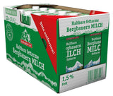 Berchtesgadener Land Haltbare Bergbauern-Milch, 1,5% Fett, opakowanie 12er (12 x 1 l)