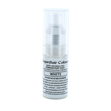 Sugarflair White Pump Powder Spray - Dekorowanie ciast Barwnik spożywczy, spray bez aerozolu do ciast, babeczek i nie tylko - 10g