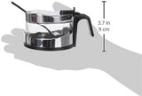Klasyczny Shaker, 250 ml, z łyżeczką, stal nierdzewna, srebrny/przezroczysty, 13 x 10 x 9 cm, 2 sztuki