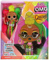 LOL niespodzianka! Lalka OMG Queens Fashion - SWAYS - 20 niespodzianek, w tym strój, akcesoria, stojak na lalki i nie tylko - Kolekcjonerska - Dla chłopców i dziewcząt w wieku 4 lat i więcej