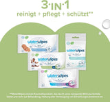 WaterWipes Sensitive+ Chusteczki nawilżane dla niemowląt i małych dzieci, 720 sztuk (12 szt.), 3 w 1 czyszczenie, pielęgnacja, ochrona, 99,9% wody, teksturowane oczyszczanie, bezzapachowy