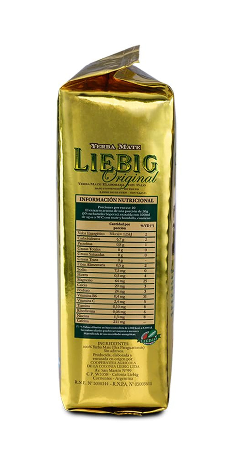 Liebig Original 500G - Herbata Mate z Argentyny z kawałkami łodyg