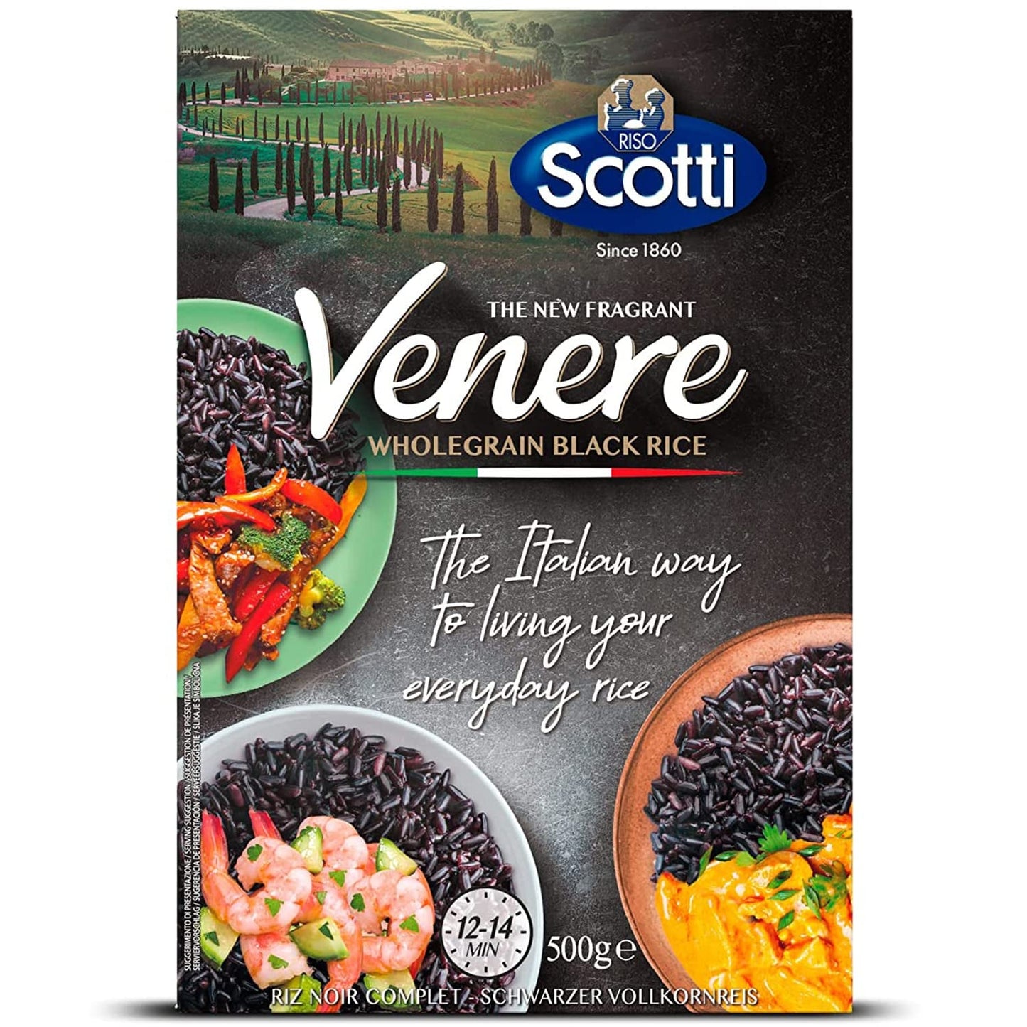 Scotti Czarny Ryż pełnoziarnisty Riso Nero Venere 500 g