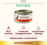 Almo Nature HFC Naturalna mokra karma dla kotów - Różne przepisy z kurczakiem - 6 x 70g