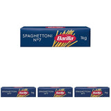 Barilla Pasta Klassische Spaghetti n.5 aus wysokiej jakości Hartweizen immer al dente, (1 x 500 g), bez smaku