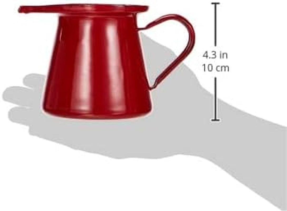 910550 – Kubek na mleko czerwony, pojemność 0,50 litra.