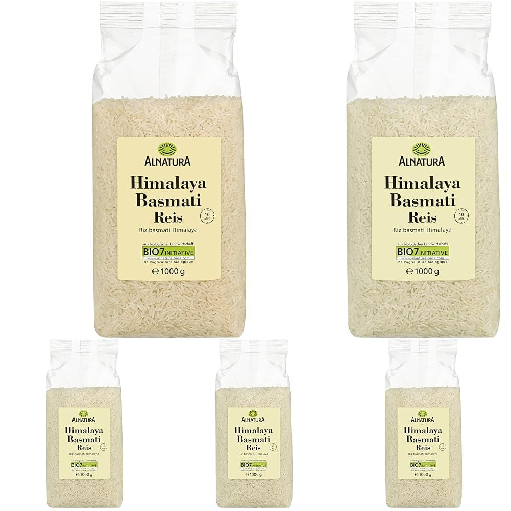 Organiczny himalajski biały ryż basmati, 1 kg