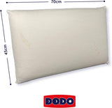 Poduszka, ergonomiczna, roślinna, 45 x 70 cm, kształt pamięci, prostokątna, wypełnienie 100% MDF, spód bawełniany, poszycie poliestrowe - olej rycynowy Naty Shop Standardowe poduszki