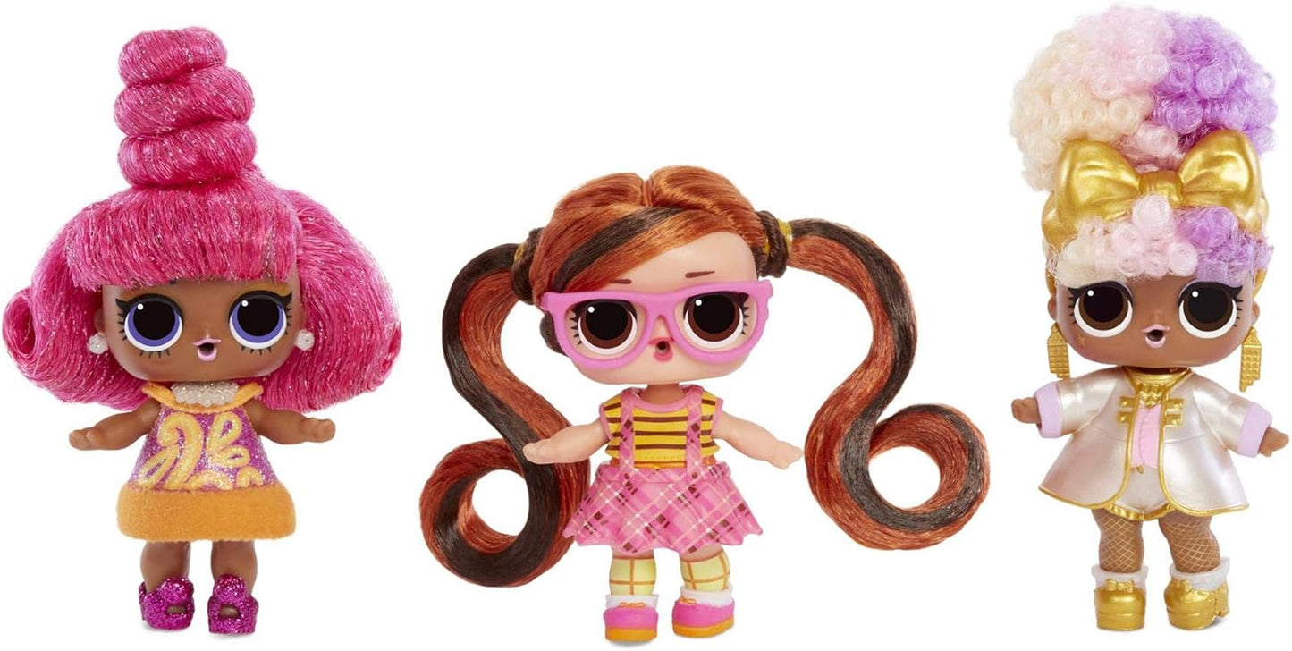 Kolekcjonerskie lalki LOL Surprise dla dziewczynek - z 15 różnymi niespodziankami i fryzurami - #Hairvibes Dolls