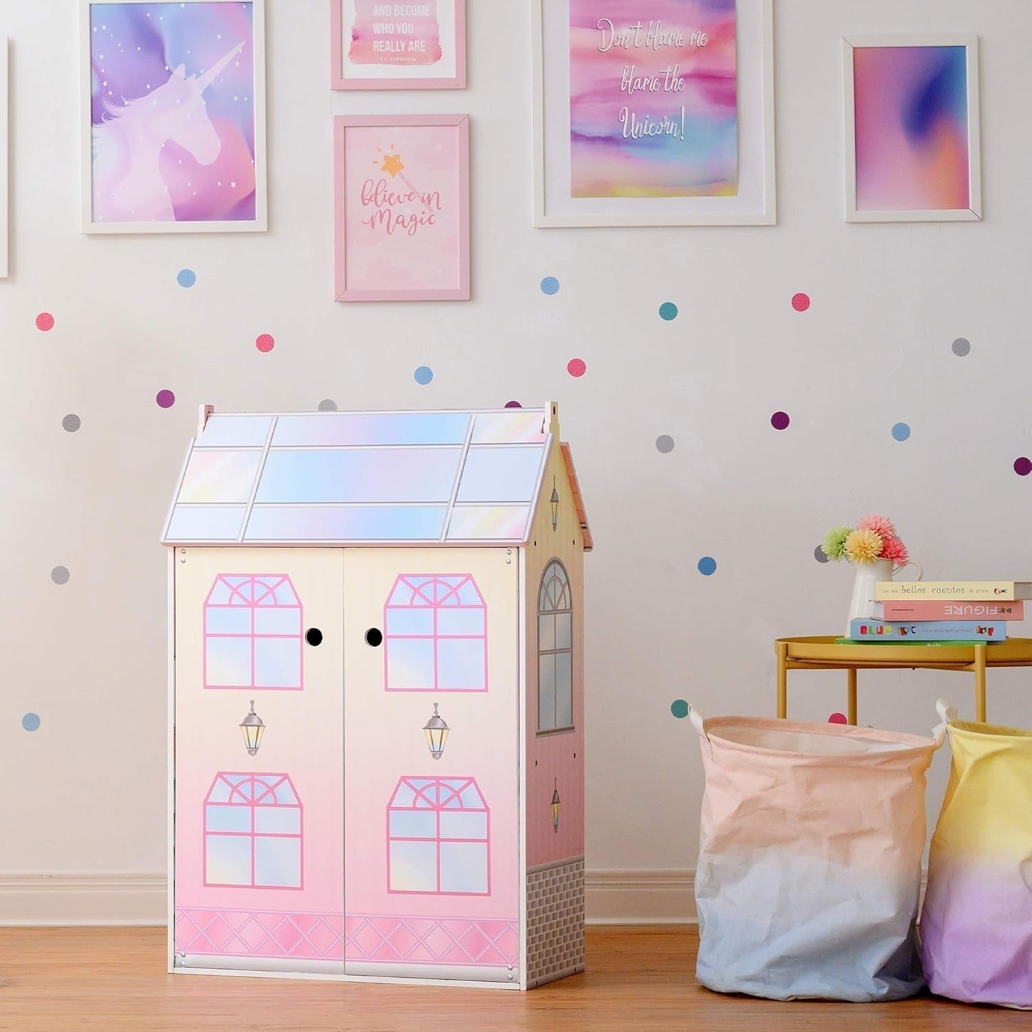 Olivias Little World Glasshouse Kids 12 "domek dla lalek i 10 akcesoriów dla lalek 3,5" Multi Td-12518D domki dla lalek Naty Shop