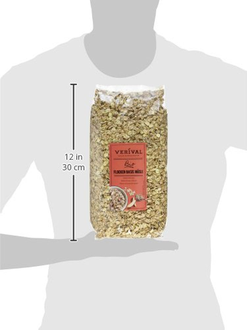 Verival Flocken Basis Müsli - Bio, opakowanie 6Er (6 X 1 Kg) Płatki zbożowe Naty Shop