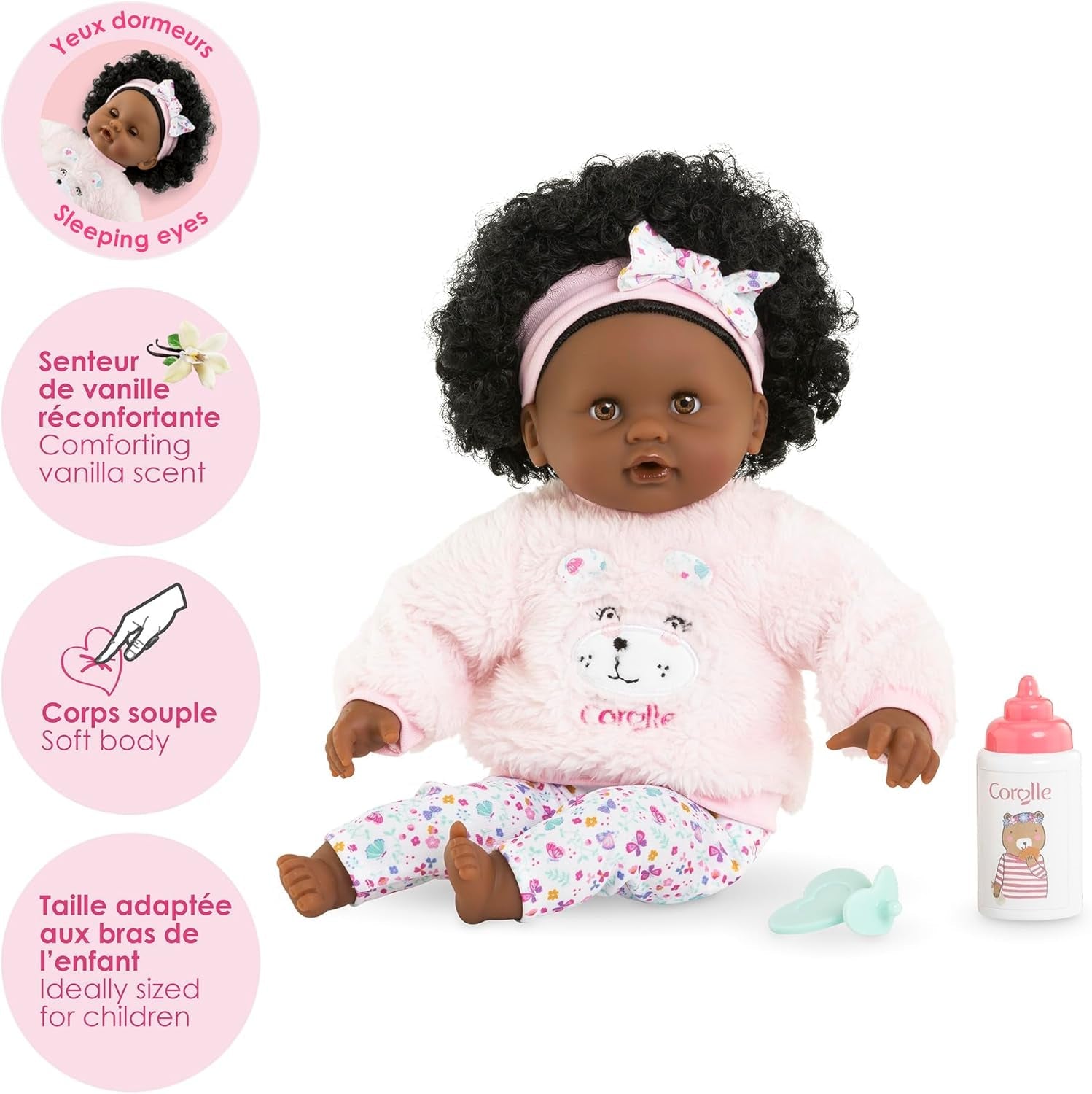 Corolle - Moja pierwsza laleczka bobas, Baby Calin Caroline, 30 cm, od 18 miesięcy, 9000100820