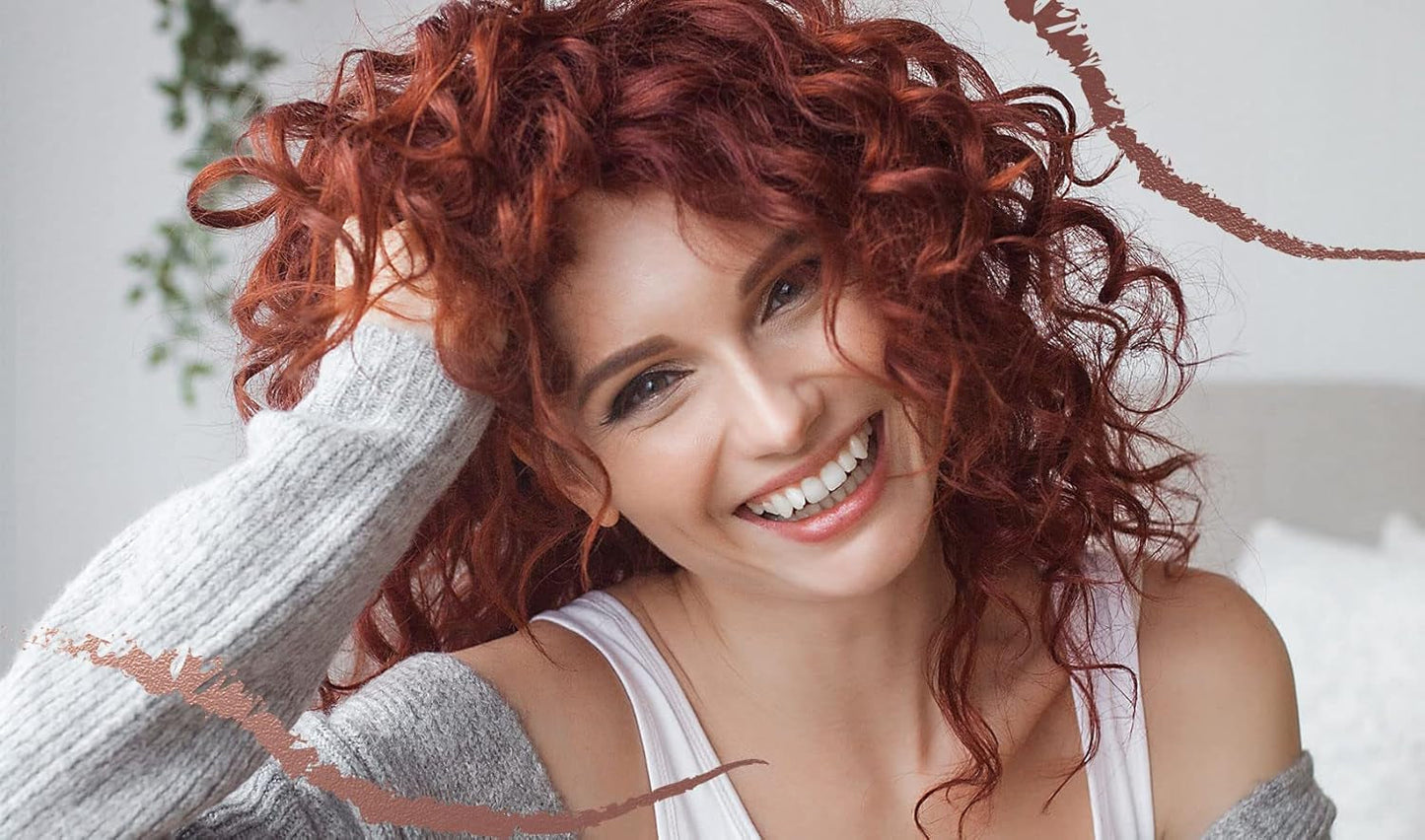 VEGAIROA - Curly Plex Mask - Maska dla podkreślonych loków bez puszenia - Pielęgnacja głęboko nawilżająca - Do włosów kręconych i falowanych - Profesjonalny wegański produkt fryzjerski - Maska do włosów Naty Shop 1000ml