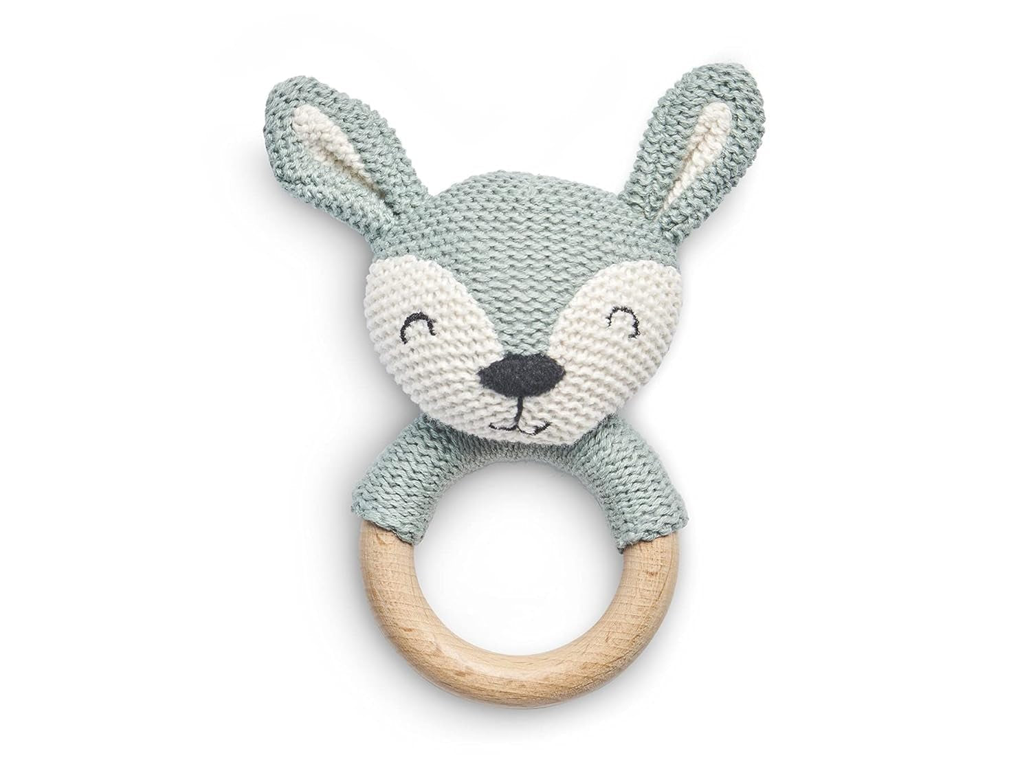 Jollein 101-001-67008 Gryzak z naturalnej gumy Teddy Bear Biscuit