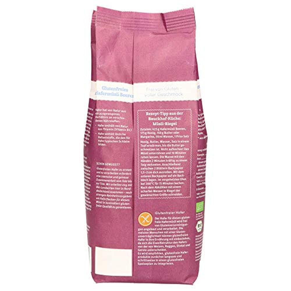 hof musli owsiane z jagodami, bezglutenowe (425 g) - Bio