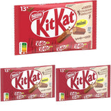 Nestlé Mini Batony Czekoladowe Chrupiące Batoniki Waflowe Mlecznej Czekolady 3 Opakowania (1 x 217g)