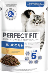 Woreczki PERFECT FIT™ dla kotów, domowe, z kurczakiem, 12 x 85 g