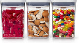 OXO 11236100V1UK Pojemnik do przechowywania żywności, plastikowy, przezroczysty Pudełka do przechowywania żywności Naty Shop Set