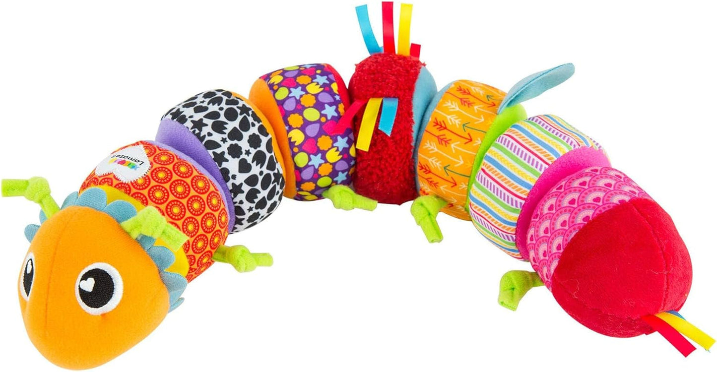 LAMAZE Octivity Time Zabawka sensoryczna dla niemowląt, miękkie dziecko do zabawy i odkrywania, ośmiornica dla małych dzieci Odpowiednie od 6 miesięcy, chłopcy i dziewczęta powyżej 1 roku. Zabawki dla dzieci Naty Shop Miękkie puzzle gąsienicowe