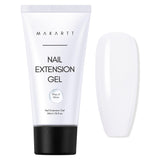 Makartt Poly Nail Extension Gel - 50 ML Extension Builder Akrylowy Poly Nägel Aufbaugel Extender Gel Für Gelnägel Für Nagelverlängerung, Nagelstärkung, Dekoracja paznokci (przezroczysty)