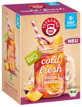 Teekanne Cold & Fresh BIO 4Er Mix - Z nowymi odmianami cytryna-mięta, brzoskwinia-marakuja, pomarańcza-rozmaryn, grejpfrut-mięta-imbir (4 X 45G)