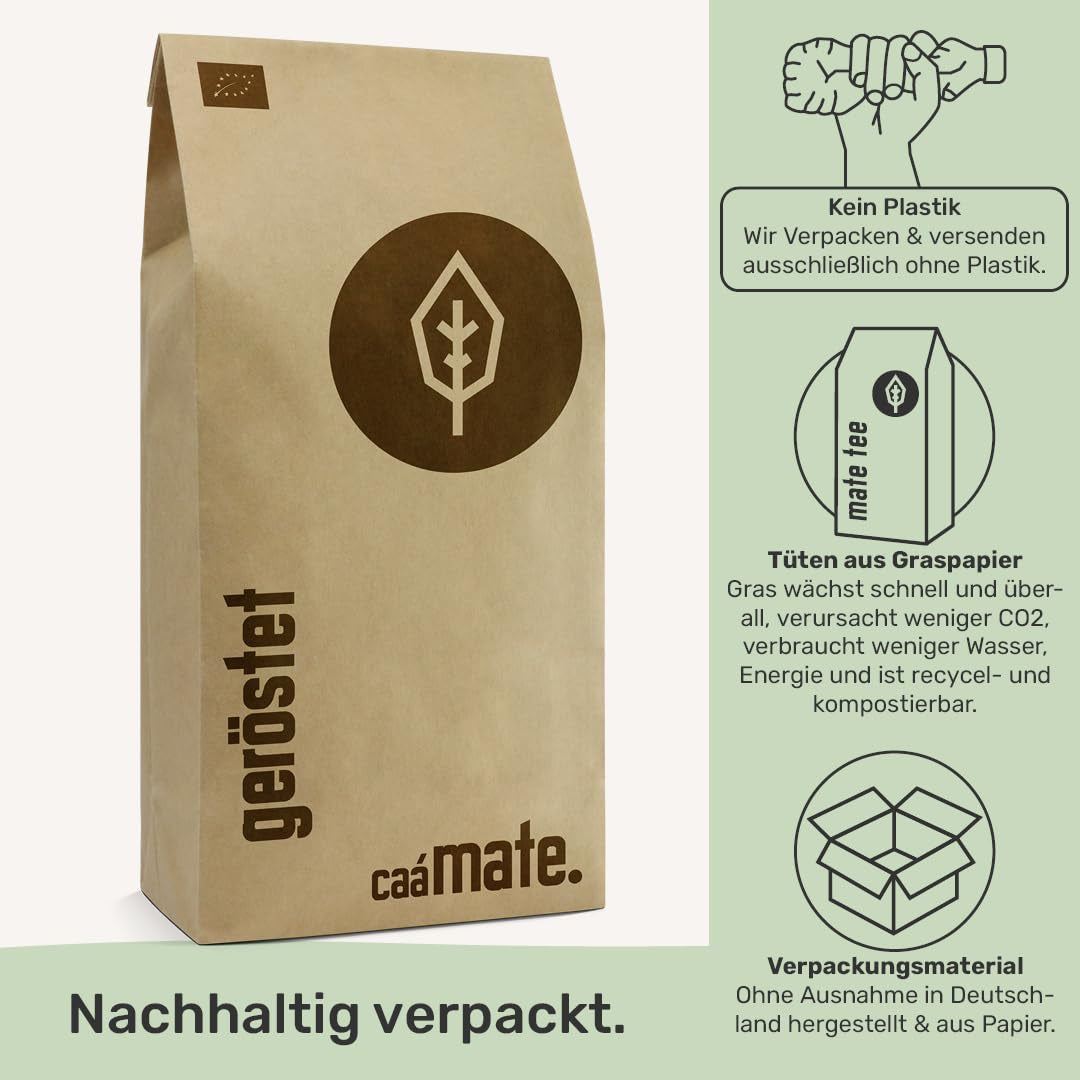 Herbata Palona Mate BIO 1 KG ● Herbata Yerba Mate ● Organiczna, Fairtrade i suszona na powietrzu