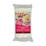 Fondant Funcakes o smaku bezowym: Łatwy w użyciu, gładki, elastyczny, miękki i plastyczny, idealny do dekoracji ciast, koszerny i bezglutenowy. 1 kg