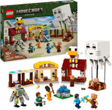 LEGO Minecraft Atak balonem duchów - Zabawka dla graczy dla dzieci - Zestaw do budowania gier wideo Dom, kurczak i Golem - Artykuły filmowe dla chłopców w wieku 10+ - 21273 Zestawy do budowania Besuche den LEGO-Store Default Title