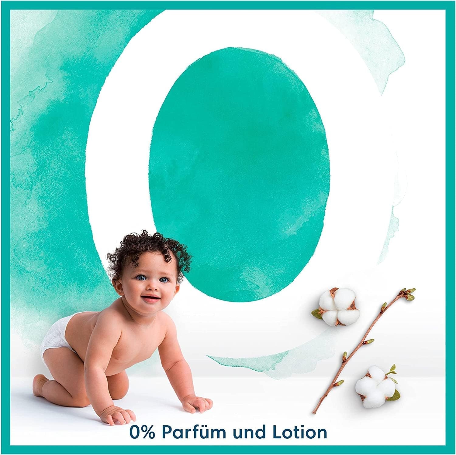Zestaw pieluch dla niemowląt Harmonie Rozmiar 2 (4-8 kg, 240 sztuk) PUDEŁKO MIESIĘCZNE i Pudełko na chusteczki nawilżane Harmonie Aqua Baby 720 chusteczek (15 x 48), Baby Essentials