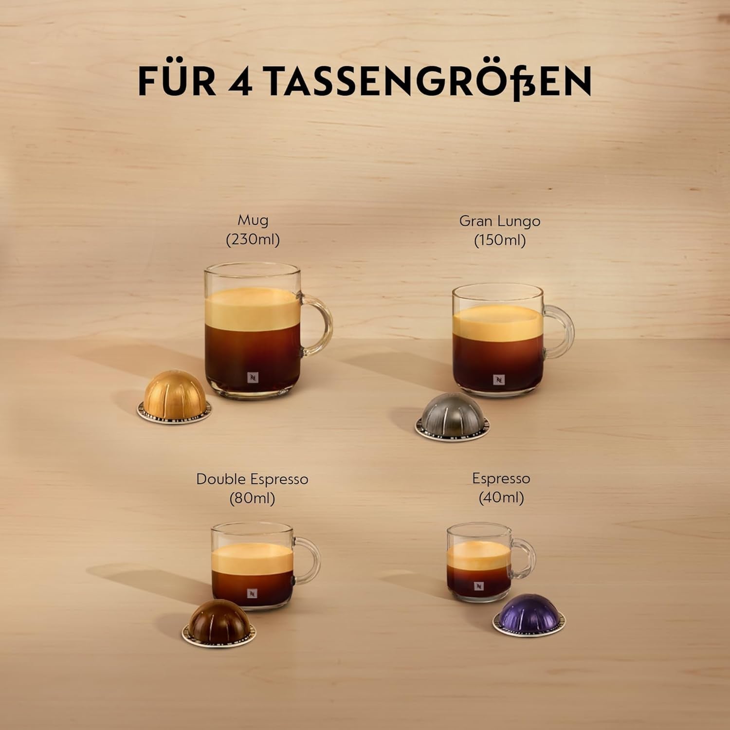 Ekspres do kawy z kapsułkami Nespresso Krups Vertuo Pop, pojemność: 560 ml, automatyczne rozpoznawanie kapsułek, system one-touch, 4 rozmiary filiżanek, skrócony czas podgrzewania, zrównoważony, Aqua Mint, XN9204