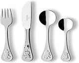 Zestaw sztućców dla dzieci Villeroy And Boch Teddy 4 sztuki, stal nierdzewna 18/10 Kitchen Naty Shop