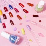 100 Stück Nail Art Tips Ring Stick, Nagelspitzen Nagel Display Transparente Nägel Kunstspitzen Sticks, Nagelkunst Praxis Für Nagelstudio Und Anfänger Display DIY Tipsy do paznokci