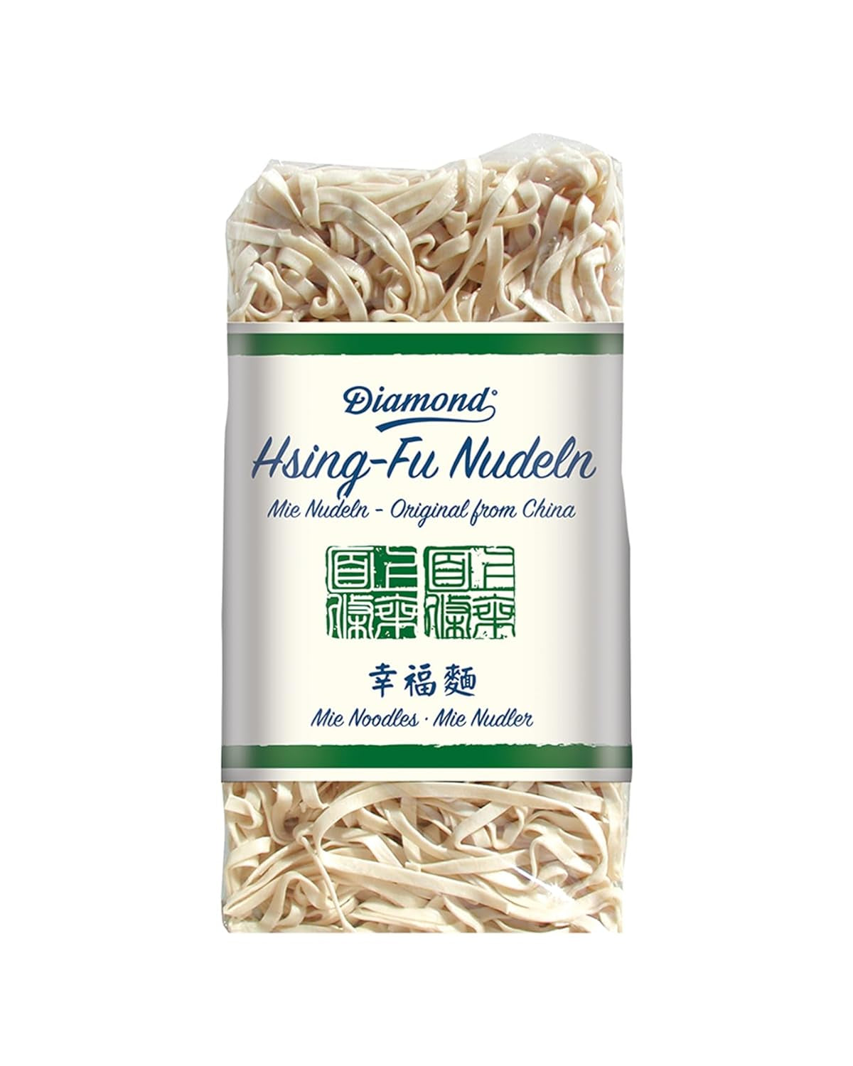 DIAMOND Hsing-Fu Noodles, Mie Azjatycki makaron z mąki pszennej do dań z woka i smażonych na woku - 12 x 250 g