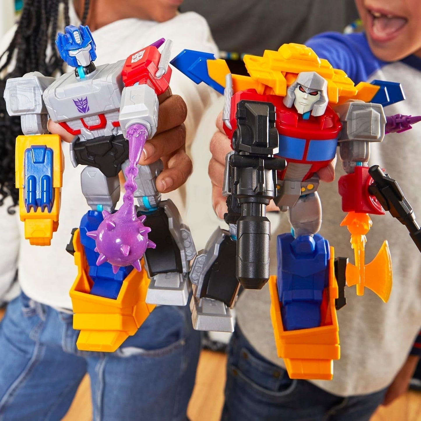 Transformers Mixmashers Optimus Prime Konfigurowalne figurki i akcesoria Deluxe Figurki Naty Shop