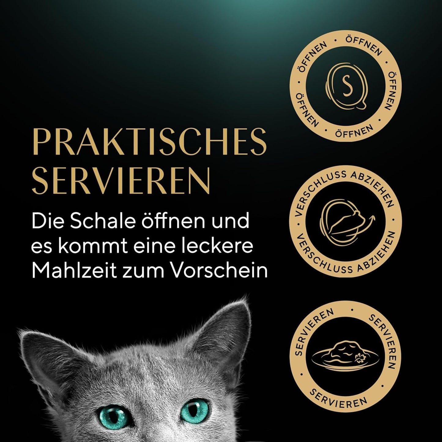 SHEBA Filety Katzenfutter Adult w sosie z kurczakiem, Hochseefisch i Garnelen 16 x 60 g w skorupce