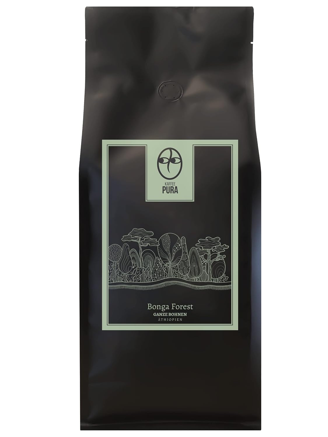Organiczna kawa pełnoziarnista Bonga Forest (1000)
