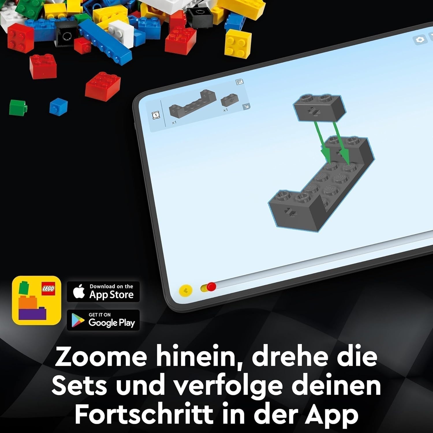 LEGO Speed Champions Samochód wyścigowy Formuły 1 Mclaren 2023, zabawka dla chłopców i dziewcząt w wieku powyżej 9 lat, którzy lubią bawić się samodzielnie, model pojazdu do zbudowania, wystrój pokoju dziecięcego 76919 Zestawy do budowania Besuche den LEGO-Store