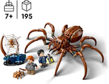 LEGO Harry Potter Aragog w Zakazanym Lesie, zestaw Spider Fantasy, mityczne stworzenie, 2 minifigurki, magiczny prezent dla chłopców, dziewcząt i fanów w wieku od 7 lat 76434 Zestawy do budowania Besuche den LEGO-Store