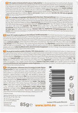 IAMS Delights Mokra karma dla kotów z kurczakiem w sosie dla starszych kotów od 7. roku życia – wielkość próbna, pojedyncza saszetka, 1 x 85 g