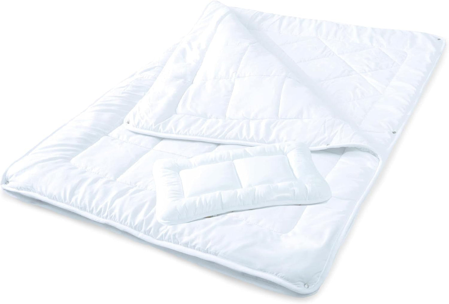 Aqua-Textil Soft Touch Zestaw dla dzieci Pościel 100 X 135 Cm 250G i 350G z poduszką 40 X 60 Cm 150G Pościel 4 pory roku Klimatyzacja Oeko-Tex Kołdry i kołdry Naty Shop 100X135 Cm + 1X 40X60 Cm 4 pory roku