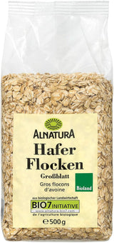 Duże organiczne płatki owsiane, 500g