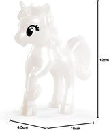 Lalka Simba Evi Księżniczka Fantasy of Love w bajkowej sukience z błyszczącym jednorożcem 12 cm Lalka do zabawy, wiek 3+