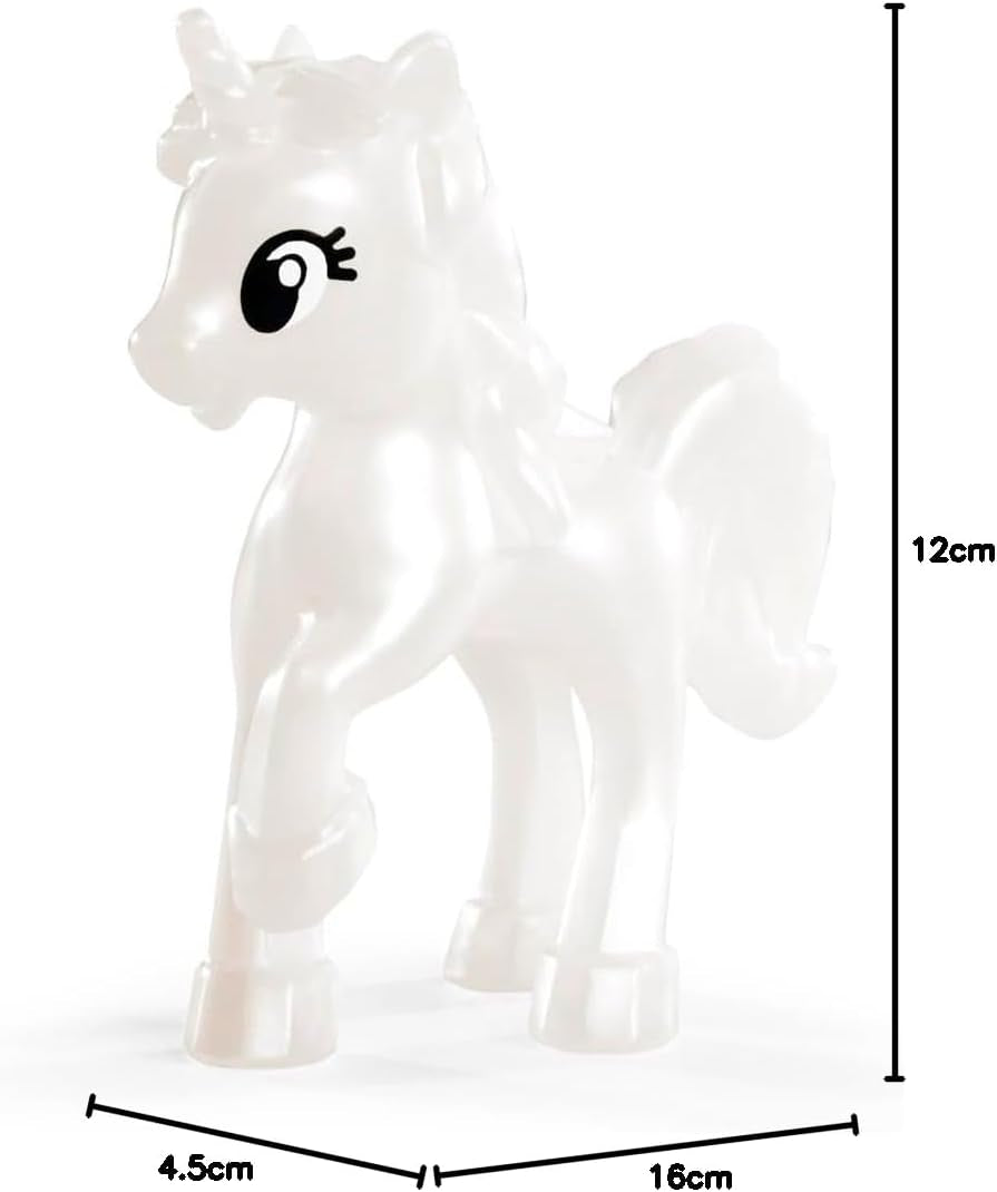 Lalka Simba Evi Księżniczka Fantasy of Love w bajkowej sukience z błyszczącym jednorożcem 12 cm Lalka do zabawy, wiek 3+
