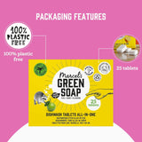 Marcel'S Green Soap Tabletki do zmywarki All-In-One - Grejpfrut i Limonka - 25 sztuk Detergenty kuchenne Naty Shop